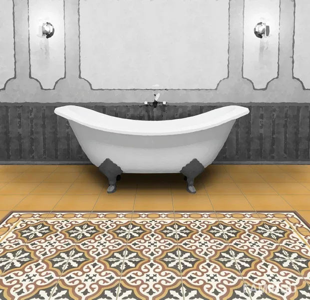 Плитка керамогранітна Victorian Esquina Gotic, 200×200×9, Mainzu