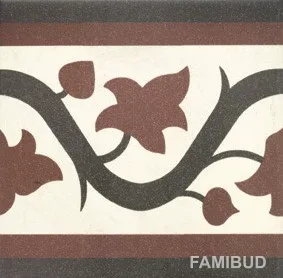 Плитка керамогранітна Victorian Cenefa Deco, 200×200×9, Mainzu