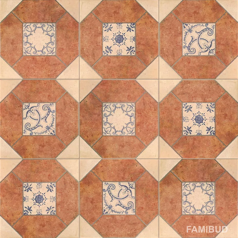Декор Olhambrilla Barro, 200×200×9, Mainzu