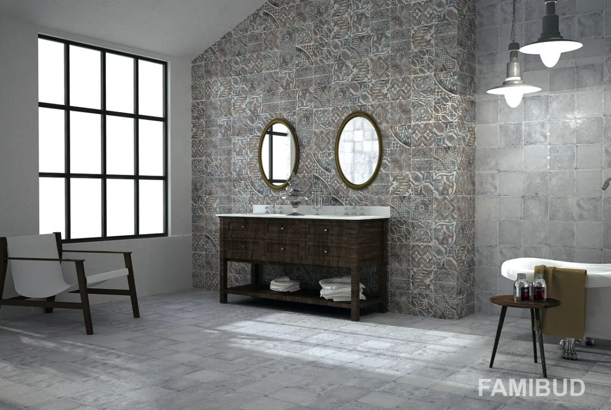 Плитка керамогранітна Pav Milano Blue, 200×200×9, Mainzu