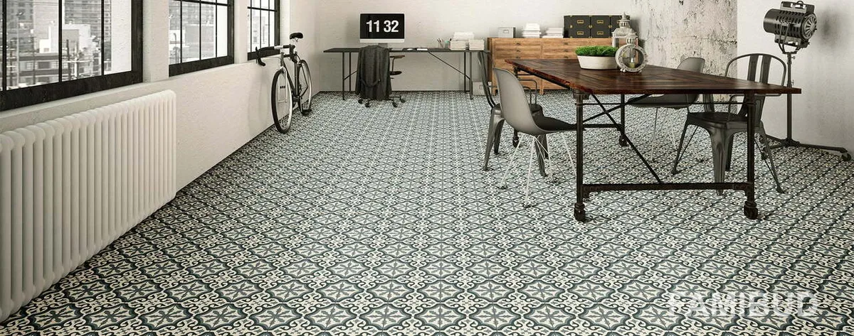 Плитка керамогранітна Centro Florentine Blue, 200×200×9, Mainzu