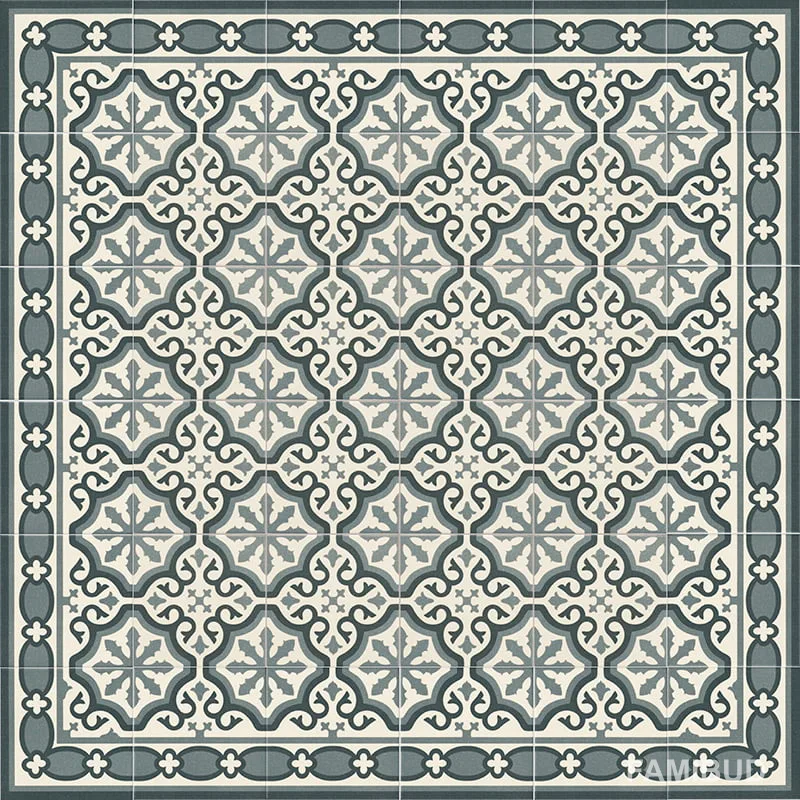 Плитка керамогранітна Esquina Florentine Blue, 200×200×9, Mainzu