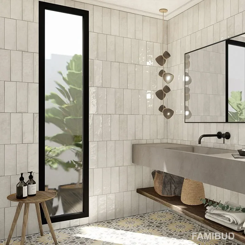 Плитка стінова Cinque Terre Bianco, 100×300, Mainzu