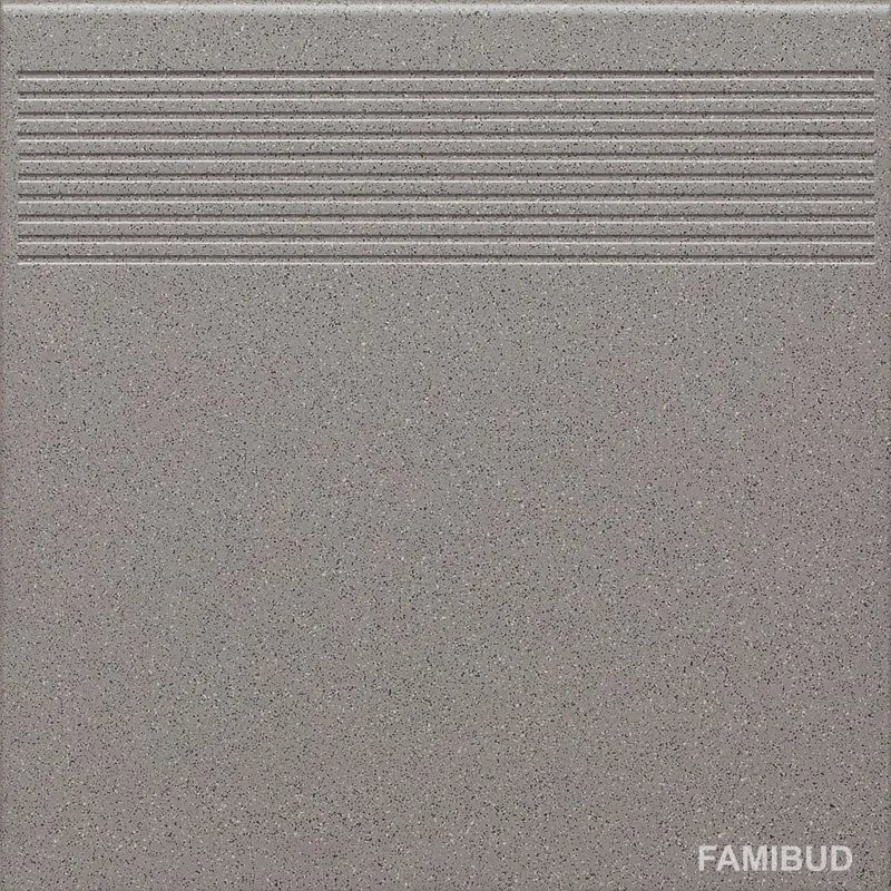 Сходинка пряма Bazo Grys Sol Pieprz, 300×300×7,2, Paradyz