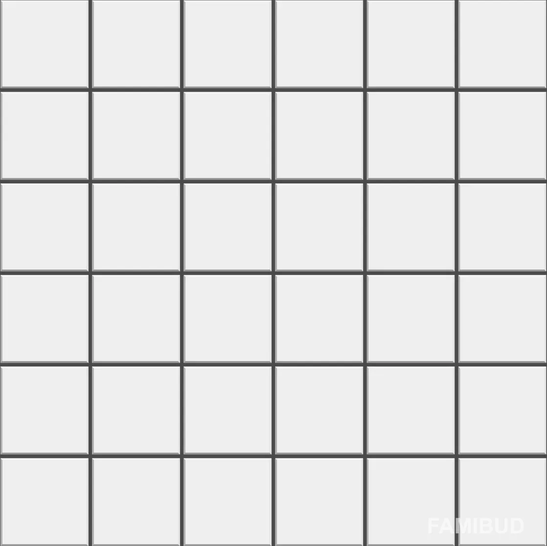 Мозаїка Quadrate White, 300×300×9, Котто Кераміка