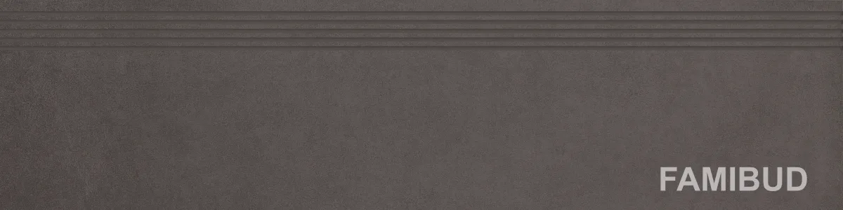 Сходинка пряма різана Intero Nero, 29,8×119,8, 30×120, Paradyz