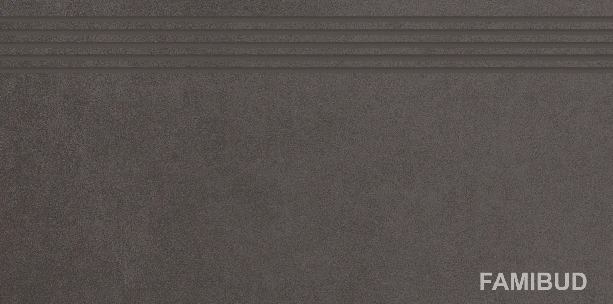 Сходинка пряма різана Intero Nero, 29,8×59,8, 298×598, Paradyz
