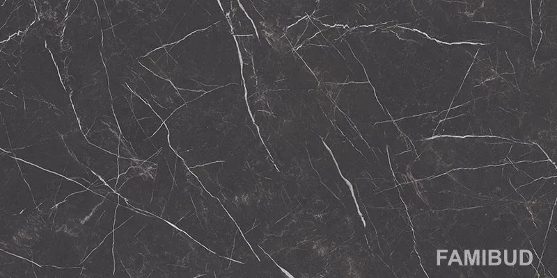 Плитка керамогранітна Artstone Black Rect, 598×1198×10, Paradyz