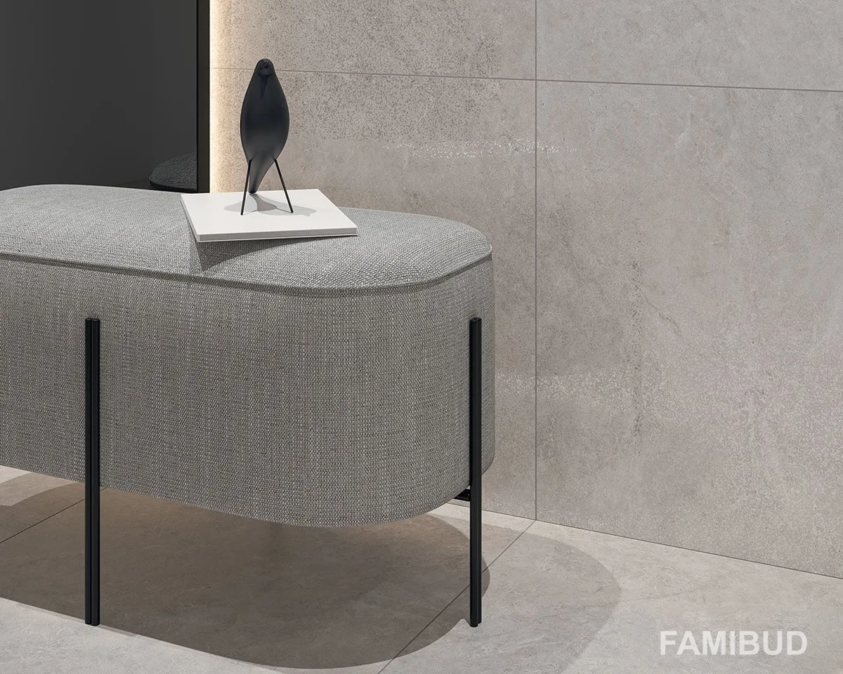 Плитка керамогранітна Lightstone Grey Rect, 598×1198×10, Paradyz