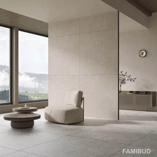 Плитка керамогранітна Misty Rock Grey Szkl Rect, 598×1198×8, Paradyz