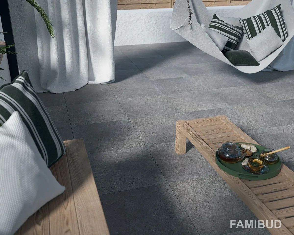 Плитка керамогранітна Optimal Gafit 1.8 Rect, 595×1195×18, Paradyz