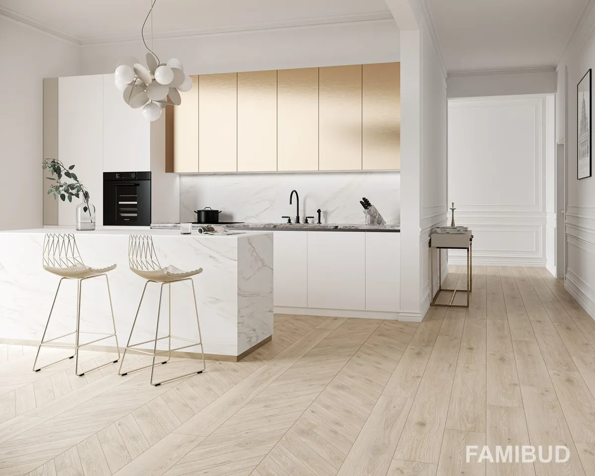 Декор Heartwood Crema Chevron Лівий, 9,8×59,8, Paradyz
