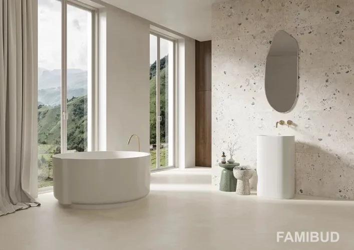 Плитка керамогранітна Architeq Rock Beige Rect, 1198×1198, Paradyz