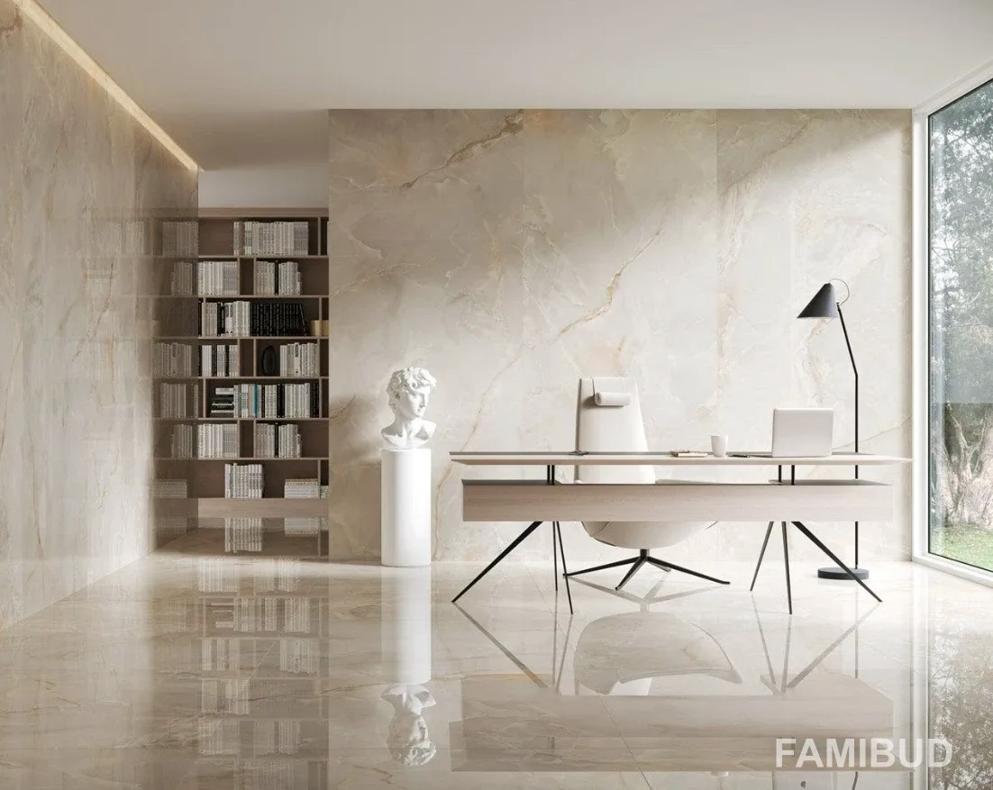 Плитка керамогранітна Invisible White Szkl Rect Soft, 1198×2798, Paradyz