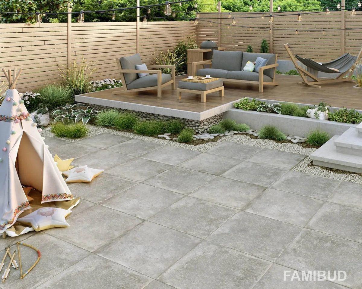 Плитка керамогранітна Path Grys 2.0 Rect, 595×595×20, Paradyz