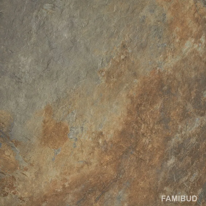 Плитка керамогранітна Rustic Gold Szkl Rect, 595×595×20, Paradyz