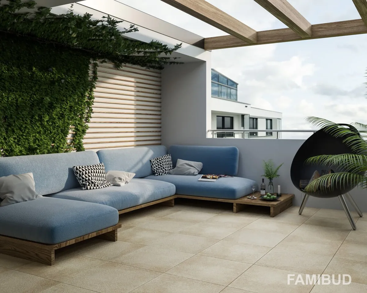 Плитка підлогова Terrace Beige Szkl Rect, 59,5×59,5, Paradyz