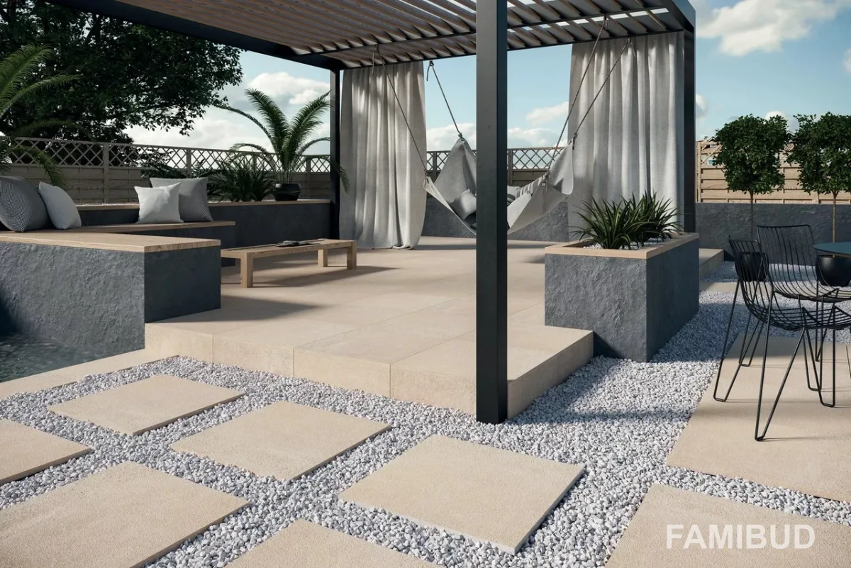 Плитка керамогранітна Optimal Beige Szkl Rect, 595×895×20, Paradyz