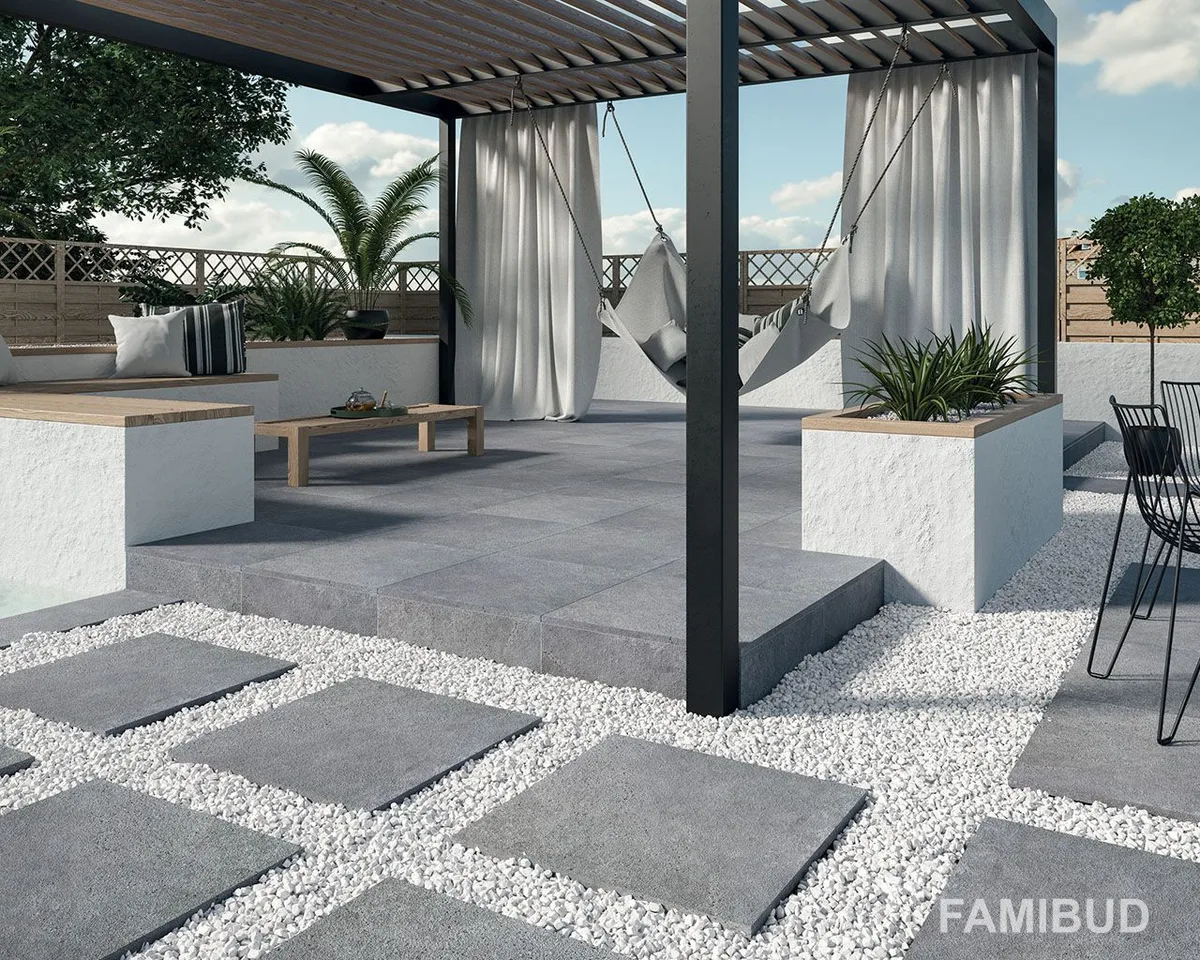 Плитка керамогранітна Optimal Gafit 2.0 Rect, 595×895×20, Paradyz