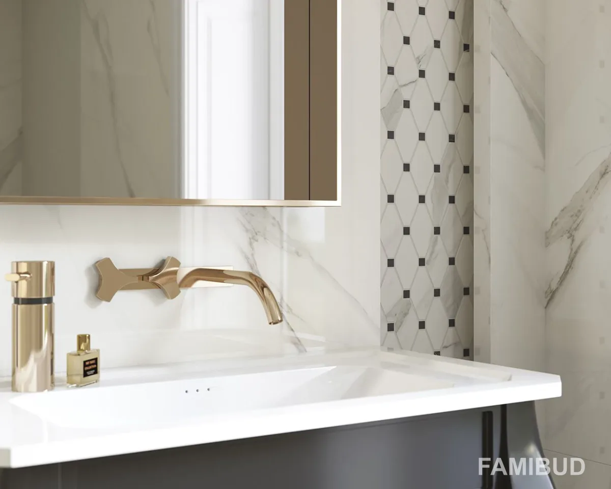 Плитка підлогова Calacatta Szkl Rect MAT, 59,8×59,8, 598×598, Paradyz
