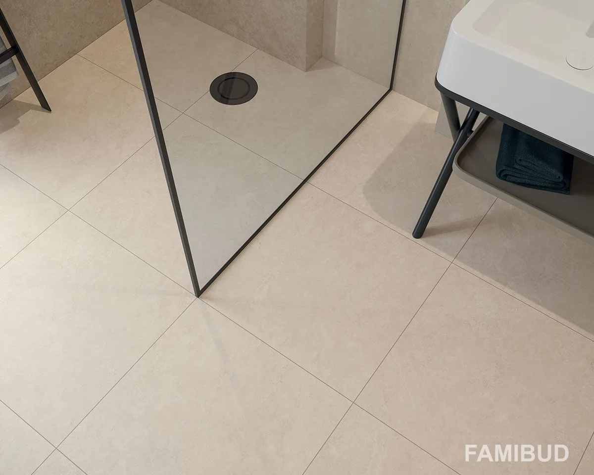 Плитка керамогранітна Lightstone Crema Rect, 598×598×9, Paradyz