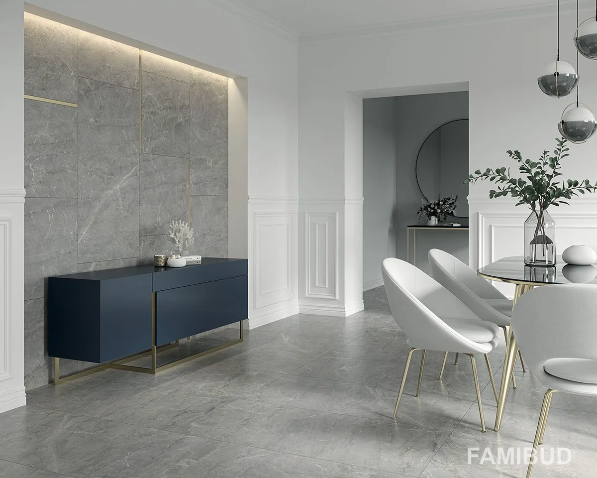 Плитка керамогранітна Marvelstone Light Grey Rect ×9