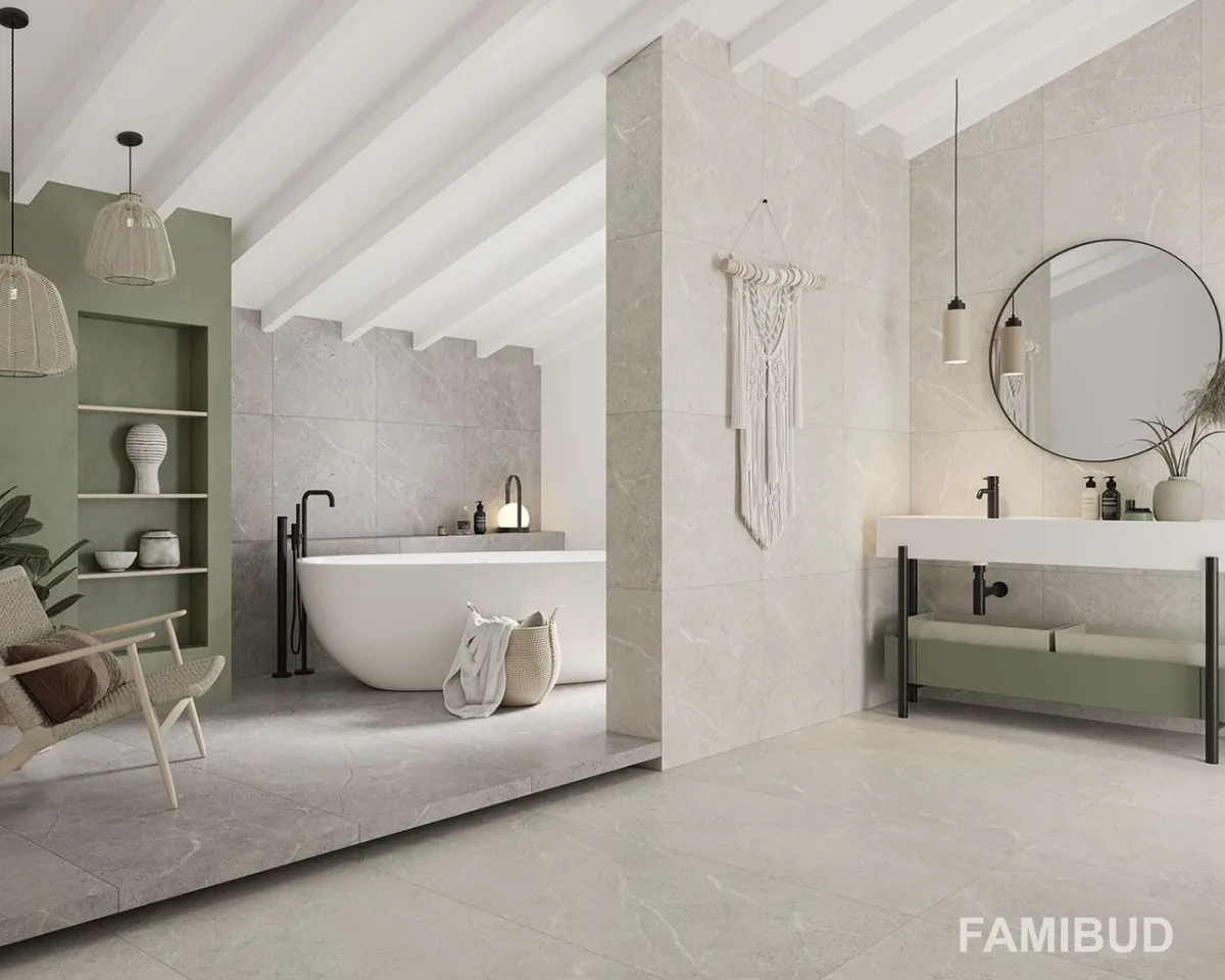 Плитка керамогранітна Sunnydust Light Beige Rect, 598×598×9, Paradyz
