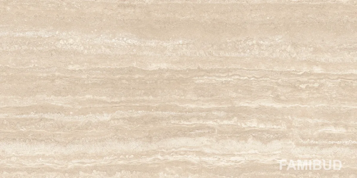 Плитка керамогранітна Travertino Beige Vein R10 Rect, 600×1200, Ragno