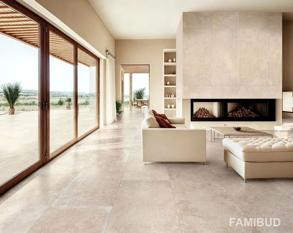 Плитка керамогранітна Travertino Vein Noce R10, 600×1200, Ragno