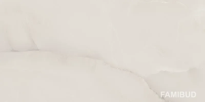 Плитка керамогранітна Elegantstone Bianco Rect, 598×1198×10, Paradyz