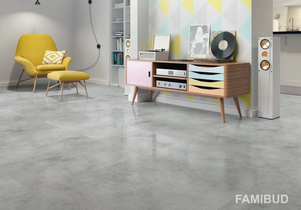 Плитка керамогранітна Scratch Grys Rect LAP, 598×1198×9, Paradyz