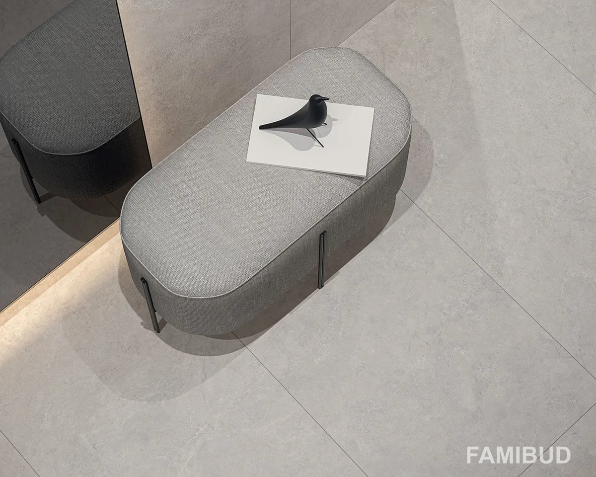 Плитка керамогранітна Lightstone Grey Rect LAP, 598×598×9, Paradyz