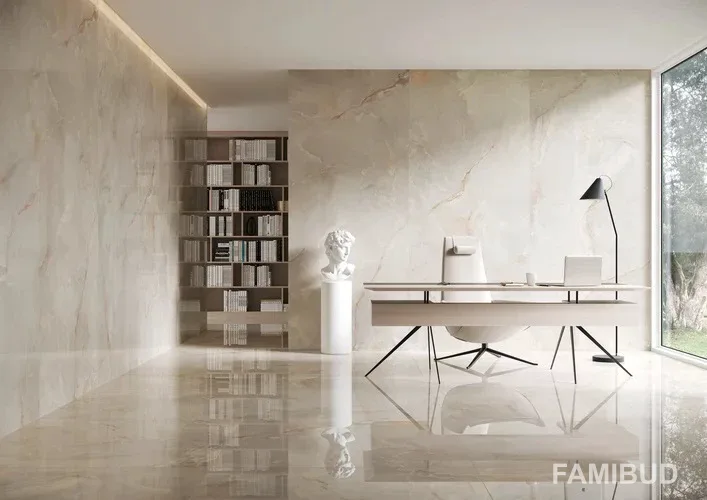 Плитка керамогранітна Invisible White Szkl Rect POL, 1198×1198, Paradyz