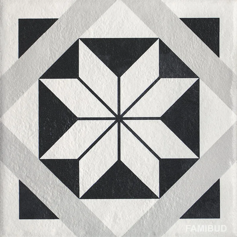 Плитка керамогранітна Modern Motyw F, 198×198×7,5, Paradyz