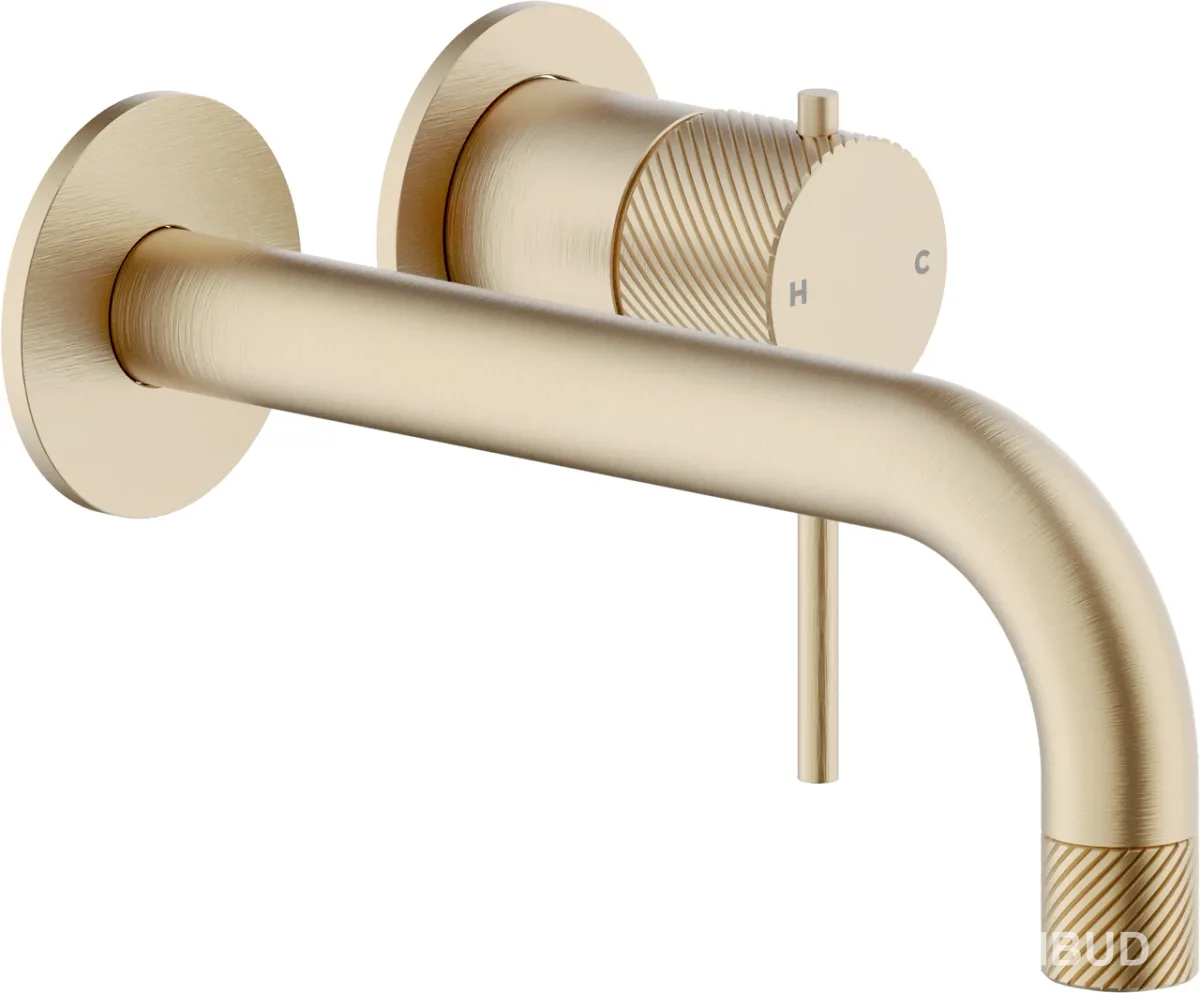Змішувач для умивальника Respiro Miele брашований PVD RS131199-1CGP, Nobili
