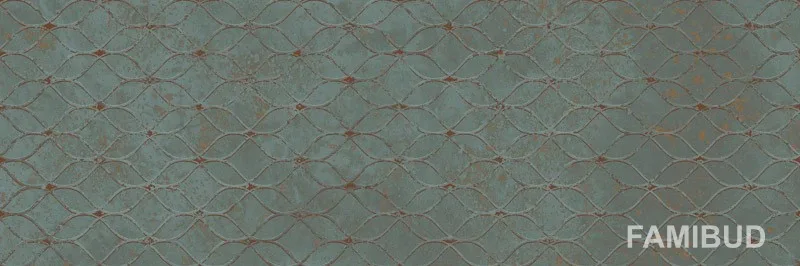 Декор Unique Lady Green Rect, 39,8×119,8, Paradyz
