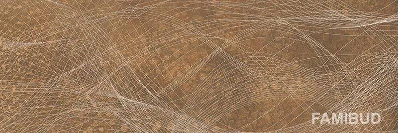 Плитка стінова Freedom Rust Dekor Rect, 250×750×9, Paradyz