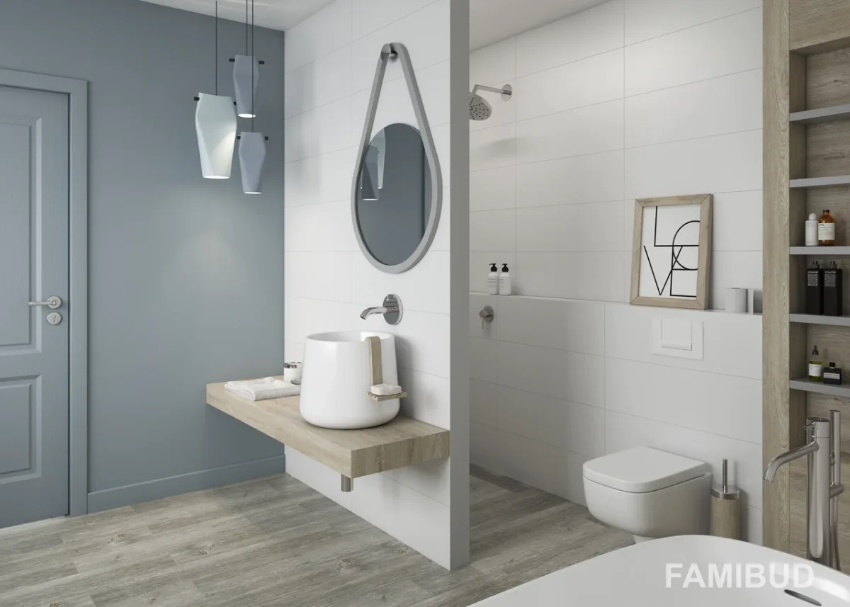 Плитка стінова Neve Bianco Rect, 29,8×59,8, 298×598, Paradyz