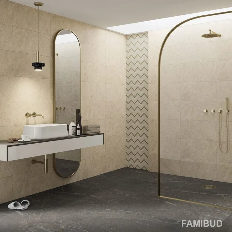 Плитка стінова Sunrise Beige Rect, 298×598×9, Paradyz