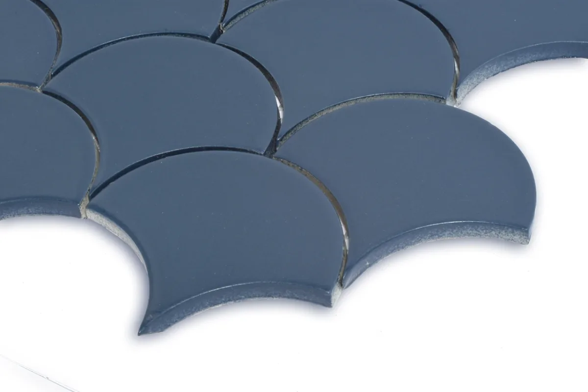 Мозаїка Scales Steel Blue 0 037 м2 Кераміка Лео, 240×240×9, Котто Кераміка