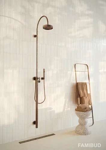 Плитка стінова Monpelli White Cegielka C Блиск, 65×298, Paradyz