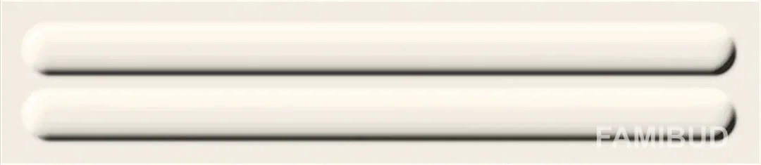 Плитка стінова Monpelli White Cegielka C Блиск, 65×298, Paradyz