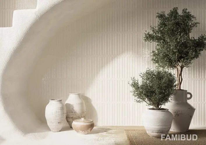 Плитка стінова Monpelli White Cegielka D Блиск, 65×298, Paradyz