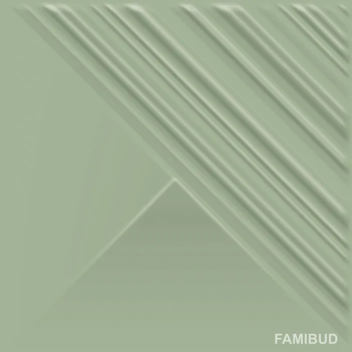 Плитка стінова Feelings Green, 198×198×8, Paradyz