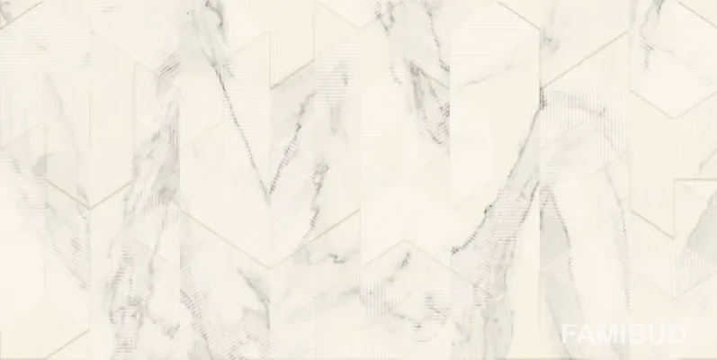 Плитка стінова Bliss Silver STR, 300×600×9, Paradyz