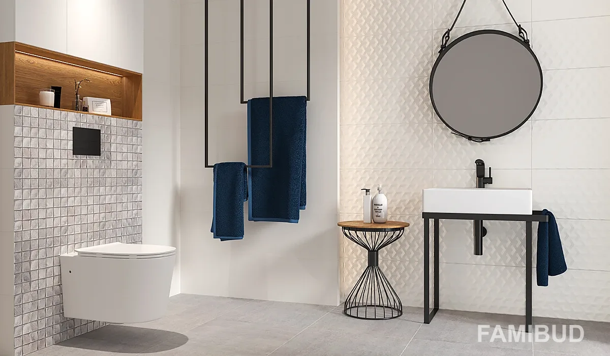 Плитка стінова Harmony Bianco A, 300×600×9, Paradyz