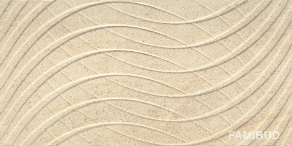 Плитка стінова Sunlight Sand Dark Crema B, 30×60, Paradyz