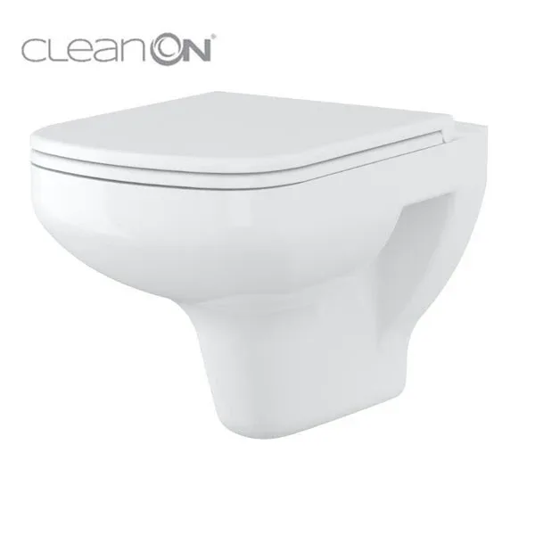 Унітаз підвісний Colour CleanOn з кришкою Slim дюропласт soft close, Cersanit