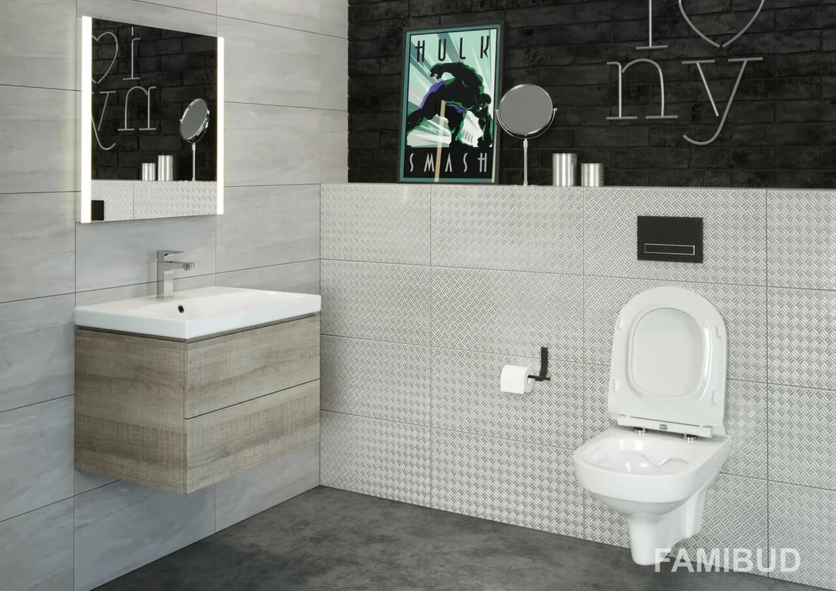 Унітаз підвісний City CleanOn з кришкою Slim дюропласт soft close SZCZ1001731608, Cersanit