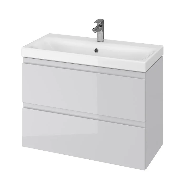 Сет B07 Moduo Slim 80, Сірий, Cersanit